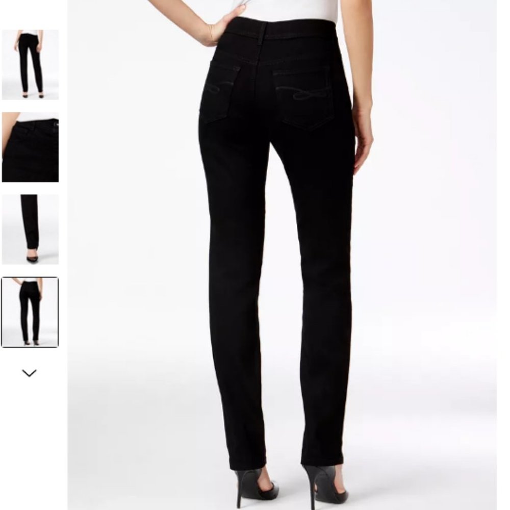 Style & Co Straight Leg Size 14W Black Jeans